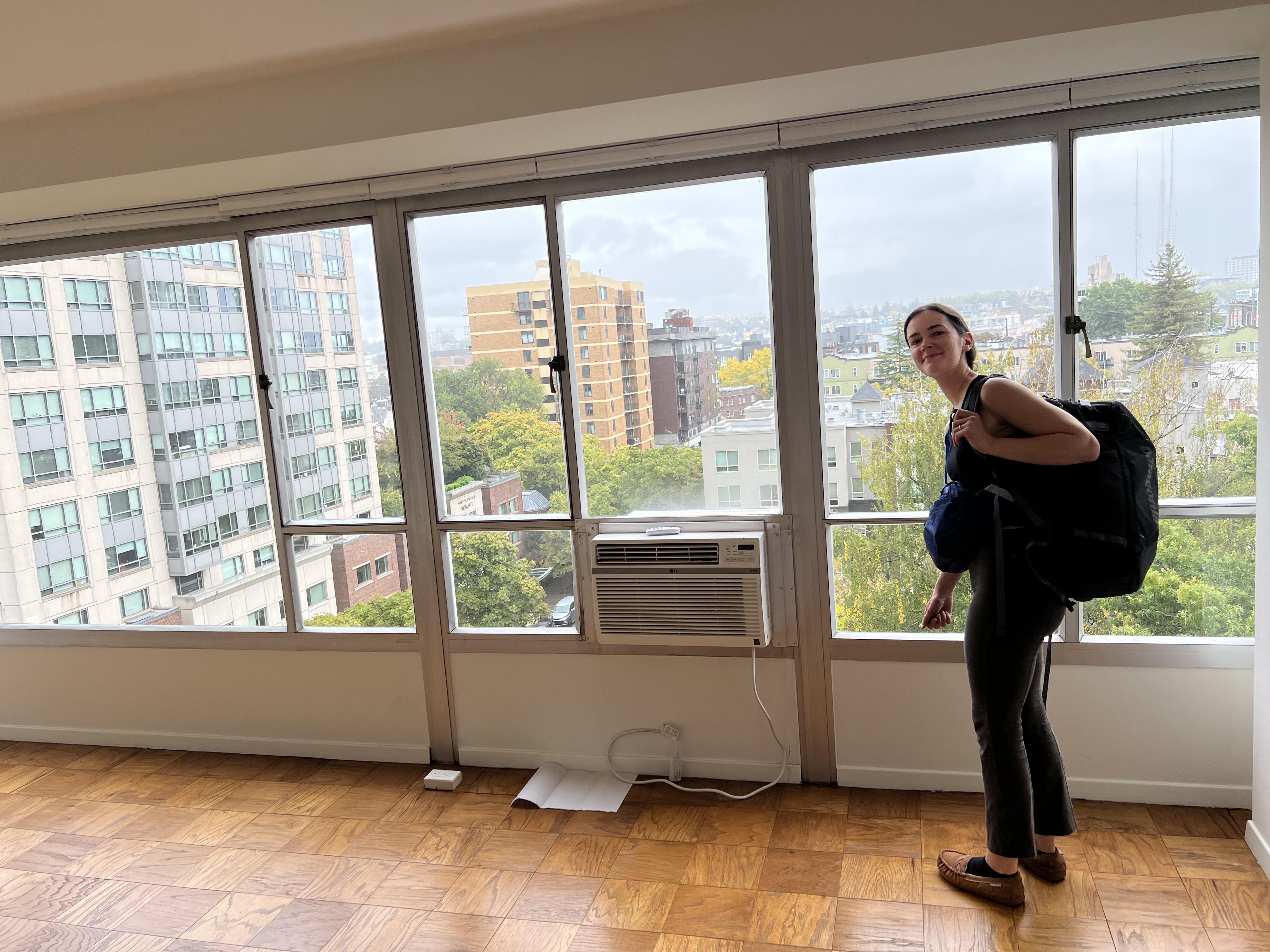The view from the Seattle apartment